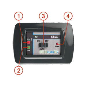 Telair EcoEnegy 600MEF 25A LPG Generator